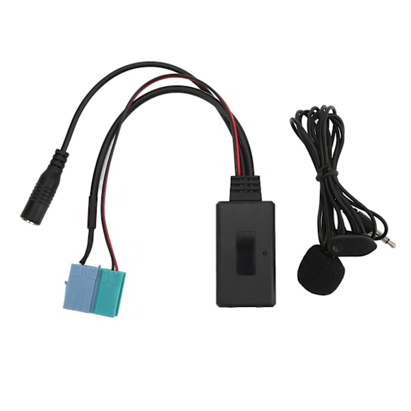 6+8 Pin Bluetooth AUX IN Adapter med håndfri mikrofon til Fiat Bravo til VISTEON Radio siden 2007