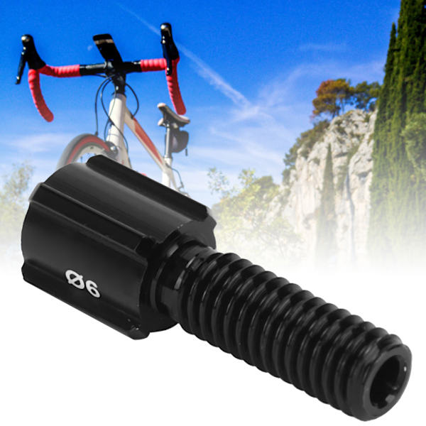 10 stk. RC122 Sorte racercykel bagskifter bremsekabel linje tommelfinger shifter justeringsskrue M6