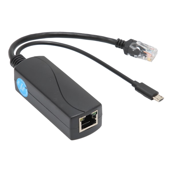 POE-jakaja, USB-liitäntä, eristys, suojaus, tukee IEEE 802.3af -standardia, aktiivinen POE-jakajasovitin koteihin ja toimistoihin