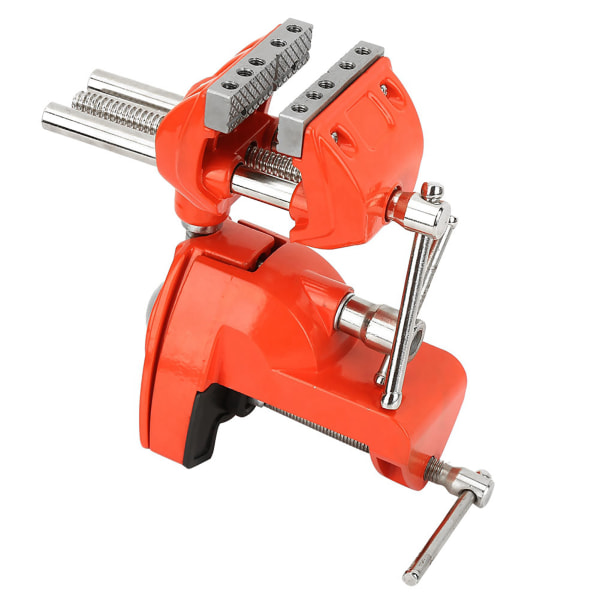 Mini 360° roterende klemme skrustikke Justerbar 70 mm kjevebredde skrustikke bordklemme for arbeidsbenk treverk