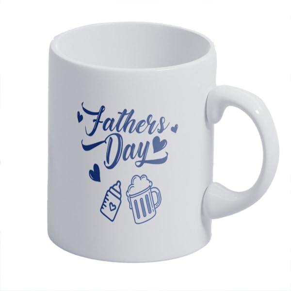 Keramisk krus Happy Fatherwis Day tema keramik kaffekop til hjemmet kontor rejse CCP345