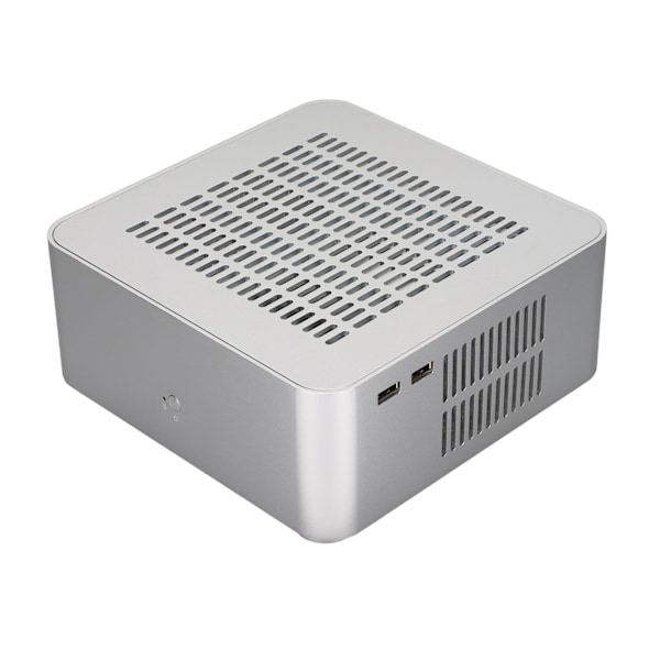 Skrivbordsdatorfodral Bra värmeavledning Utsökt kompakt Mini HTPC-fodral för hemmavideodator