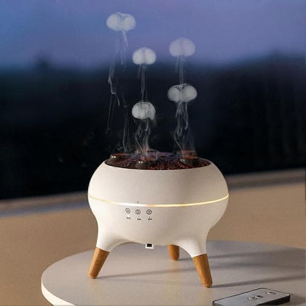 Diffuser til æteriske olier med 7 farver LED-lys og timerfunktion til hjemmet