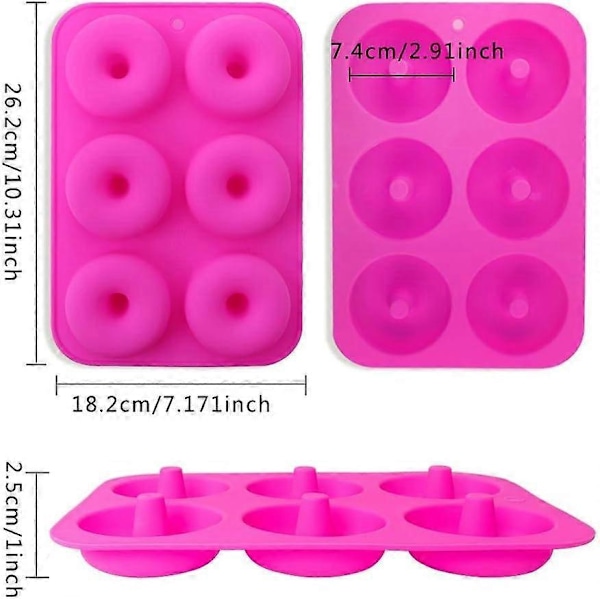 Silikoneform, Silikone Muffin Form, Vaffelform, Donut Form, Bageudstyr