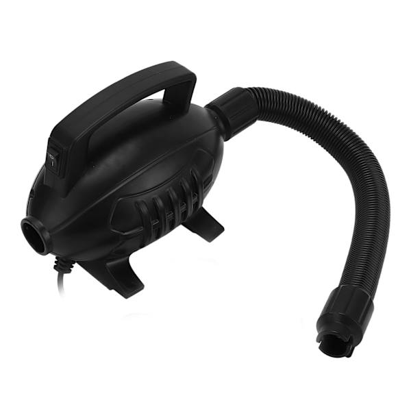 Elektrisk luftpumpe 600W høy effektivitet lav støy inflasjonspumpe med 5 dyser for oppblåsbar madrass seng svømmering EU-plugg 220-240V