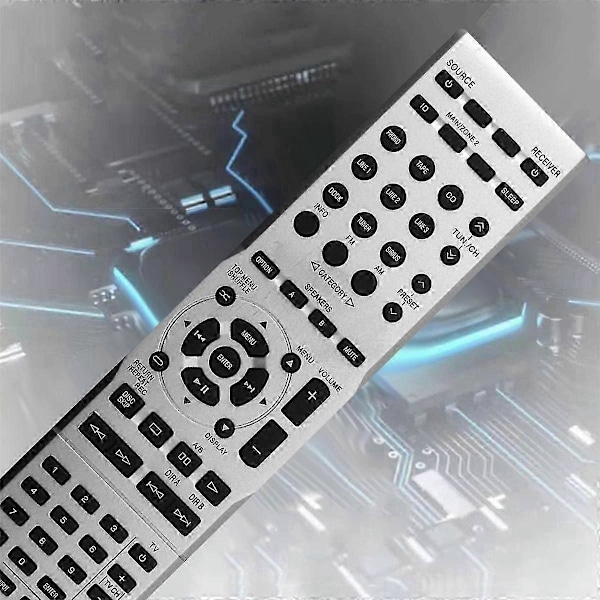 RAX25 WV50040 Ersättningsfjärrkontroll kompatibel med Audio Receiver R-S500 R-S700 R-S500BL R-S700BL RS500 RS700