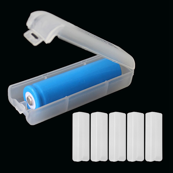 5 ST Vattentät batterilåda Organizer case för enstaka 18650 batteri