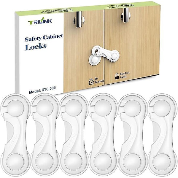 Child Closet Safety Kit - 6 Piece Set (White)