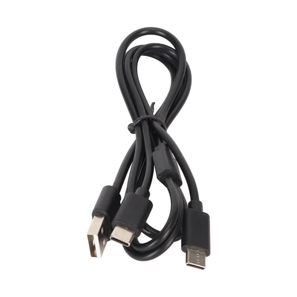 Dobbelt Hoved Ladekabel Professionel Effektiv 2 i 1 USB C Ladelinje til PS VR2 til PS5 0,85 meter