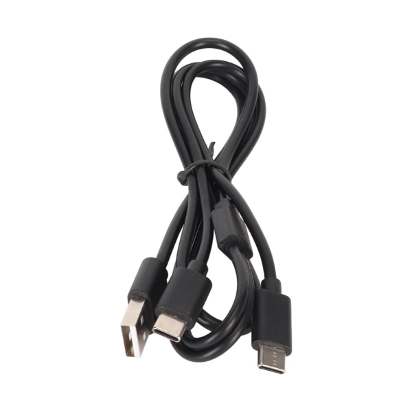 Dobbelthode-ladekabel Profesjonell effektiv 2-i-1 USB C-ladelinje for PS VR2 for PS5 2,8 fot