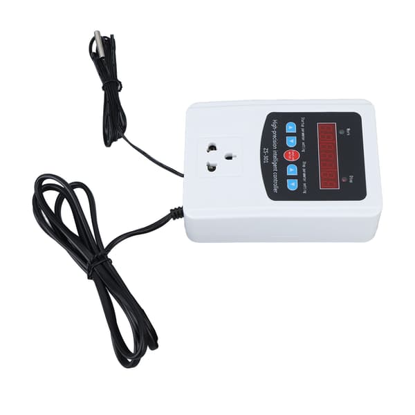 1500W Drivhus Temperaturregulator Digital Lufttemperaturregulator Termostat LCD Display 10A EU Stik 220V