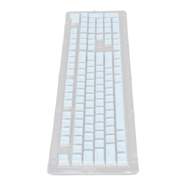 PBT Keycaps High Low Layout Double Layer 2 Color 108 Keys Mechanical Keyboards for 61 87 104 108 Keyboard Blue