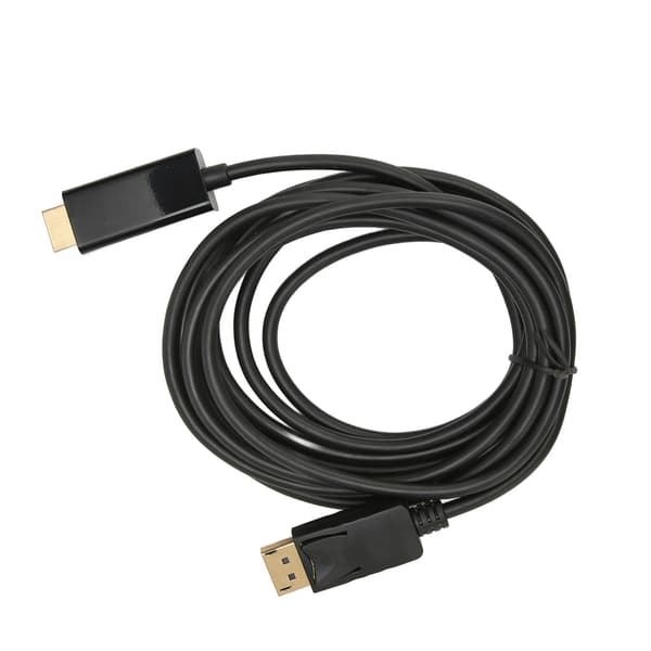 DisplayPort till HD Multimedia Interface-kabel 4K Fördröjningsfri Envägs videoadapterkabel för PC Laptop TV 9,8 fot