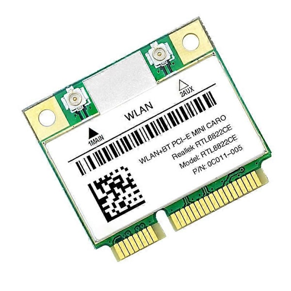 RTL8822CE WiFi-kort+Antenn 1200Mbps 2.4G+5Ghz 802.11AC Nätverk