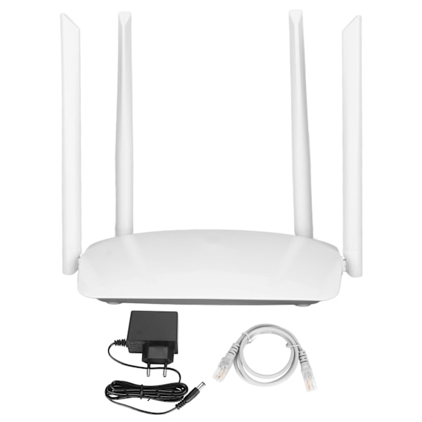 4G LTE-router med høj forstærkning 4 antenner 4G til WiFi Flere VPN-klienter Trådløs router 100-240V EU-stik