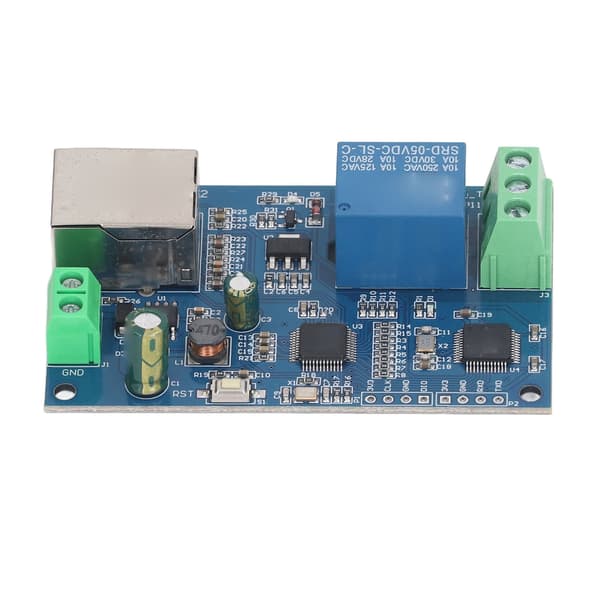 Netværksrelæmodul RTU 1-vejs kablet Ethernet LAN-kontrol PCB elektroniske komponenter