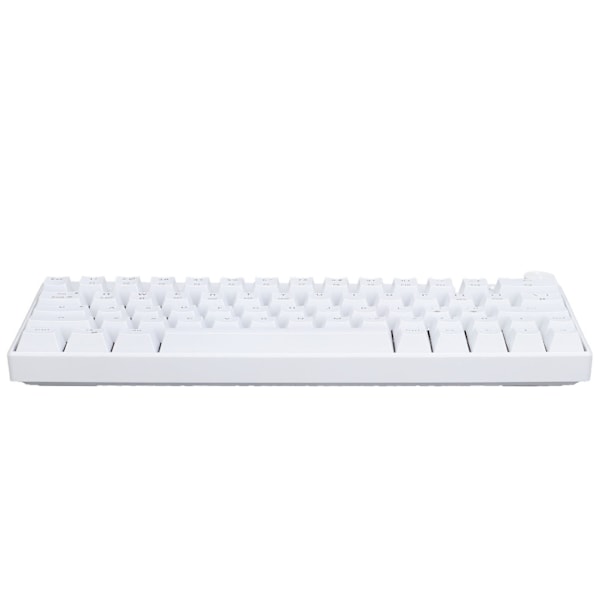 Mekanisk tastatur 64 taster Plus RGB 3 modus knottdesign ergonomisk layout 4 bryter valgfri hvit tastatur for IOS lineær handling bryter