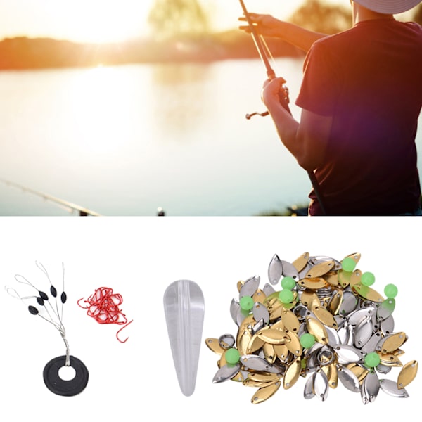 266 STK Plast Metal Flytende Space Bean Floats Sea Lure Fiskeutstyr for støping av lokker Paljetter Fluer