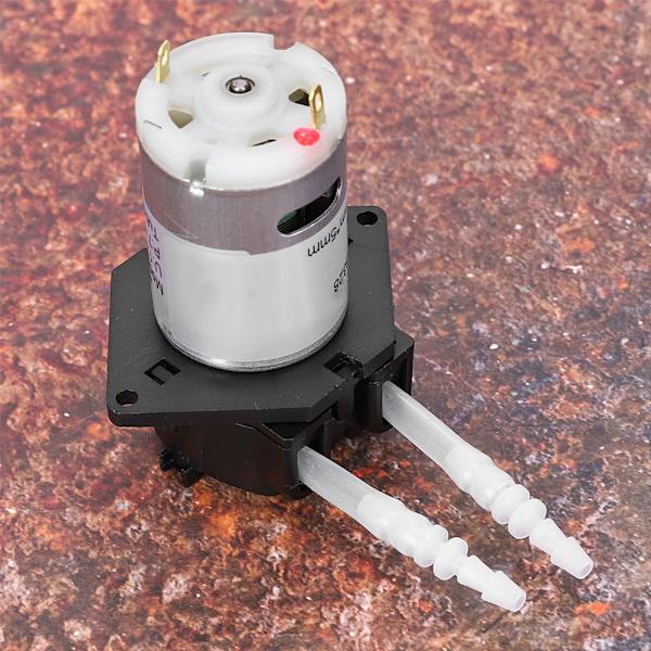 12V 3*5 Doseringspump DIY Peristaltisk Slang Huvud För Akvarium Lab Kemisk Analys(svart)