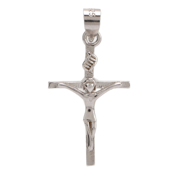 Krucifiks Halskæde Eksklusiv 925 Sterling Sølv Hånddesignet Mænds Kvinders Jesus Kors Halskæde Vedhæng Gave