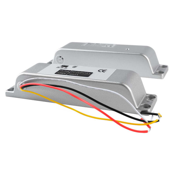 Elektrisk Drop Bolt Lock 12V til 24V Aluminiumslegering Elektronisk dørlås til adgangskontrolsystem