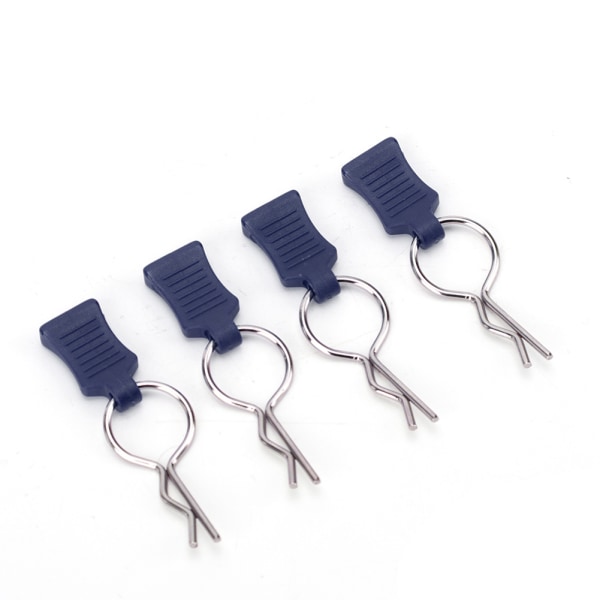 1/5 1/8 RC Car Body Shell Clip Pin Fixing Bracket Set Tillbehörsdelar Passar för Traxxas (mörkblå)