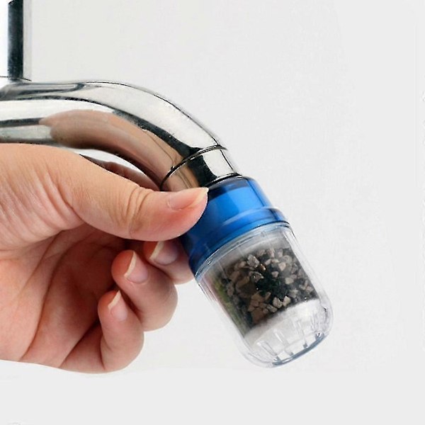 2 st Köksblandare Hälsosam Aktivt Kol Utfällning Justerbar Dubbelläges Spruta Filter Diffuser Vattenbesparande Munstycke Blandare