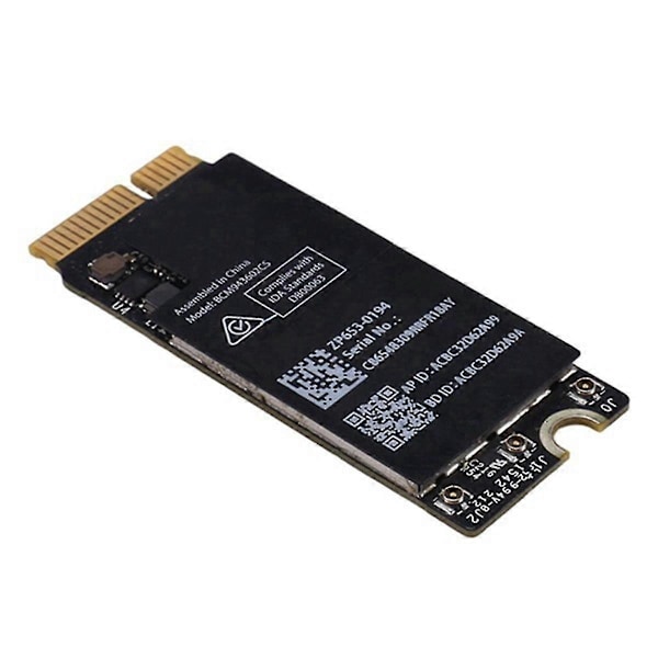 Trådløst kort Wifi Airport Card Bcm943602CS Wifi-kort kompatibelt med Pro Retina 13 tommer 15 tommer A1398 A1502 Wifi