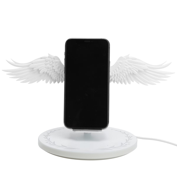 10W trådløs lader Angel Wing Style Hurtiglading for mobiltelefon Universal for Office Home