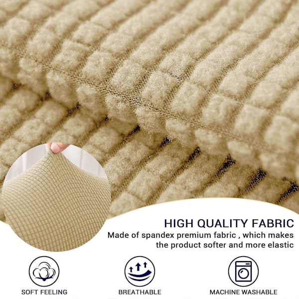 2 stk. Stretch Armlene Trekk Spandex Armtrekk For Stoler Sofa Lenestol Trekk For Lenestol Sofa zd b2 Beige