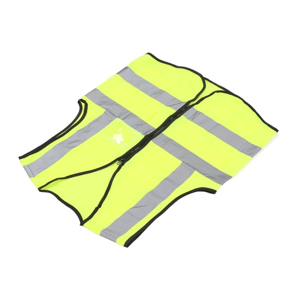 Reflekterende sikkerhetsvest Høy synlighet Polyester Arbeidstøy med lomme for arbeider ingeniør XL
