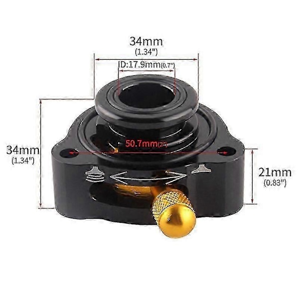 Turbo Justerbar Dumpventil Adapter Spacer För Fiat Punto Evo 1.4