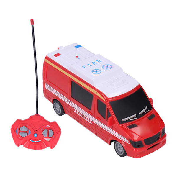 RC brannbil - Fjernkontroll - Høy simulering - Stabil - Holdbar - Fjernkontrollbil for barn over 3 år
