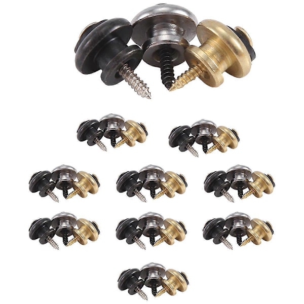 Guitar Strap Buttons Straplocks Tail Nail End Pins