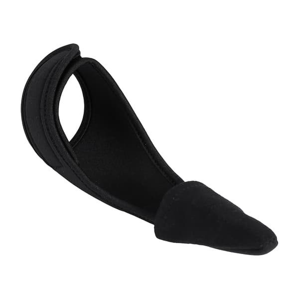 Svart Bekväm Enkelt Pekfinger Skydd Unisex Elastiskt Band Handske För Utomhusfiske