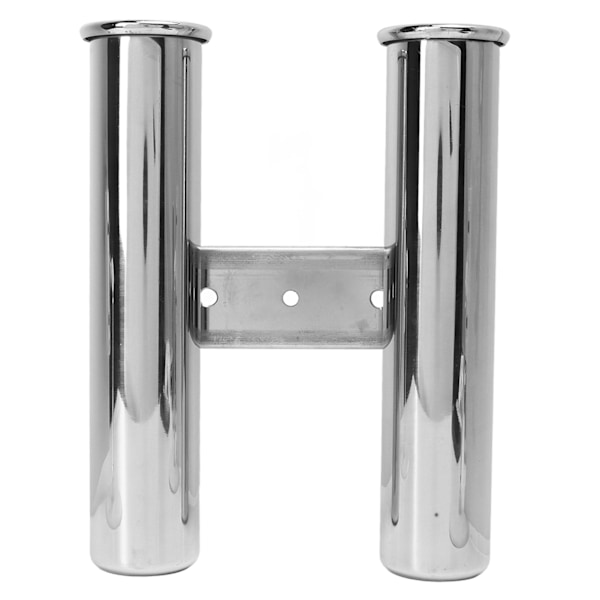 Fiskestangsholder i rustfrit stål, 2-delt stangrørsholder til båd, autocamper og yacht, 42 mm diameter