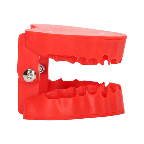 Tandprotese borebitsholder 28 borebits organizer Bærbar tandprotese bitsholder med magnet rød