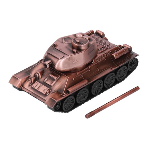 Tankmodell Dekoration Multifunktionell Retro Design Slitstark Militärtank Ornament för Gåvor Souvenirer Samlingar