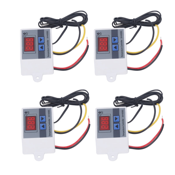 4 STK LED Digital temperaturregulator Varme Køling Termostat Switch Modul 12V 120W