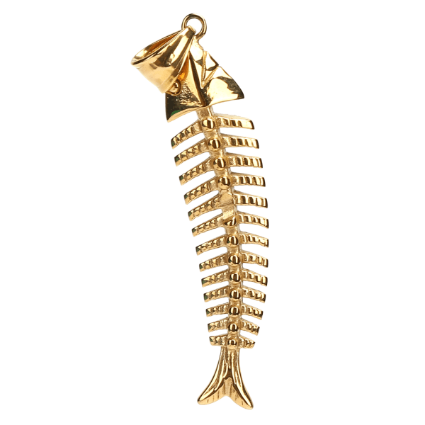 Män Retro utsökt halsband fashionabla enkel titan stål halsband smycken guld