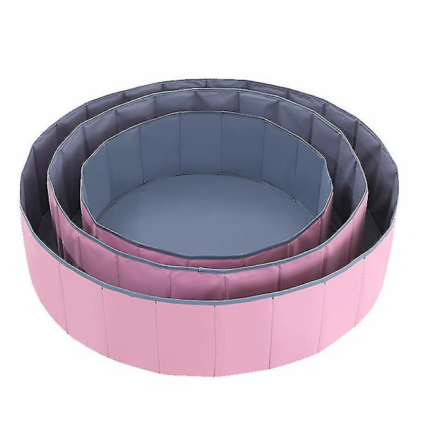Hopfällbar Babysimpool med Havsbollspits - 100cm Blå