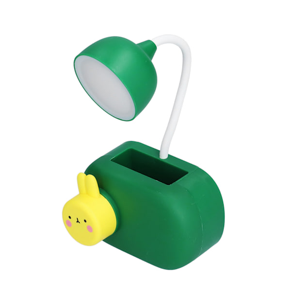 Skrivebordslampe Tegneserie Kanin Mønster LED Skrivebordslampe med Blyantspidser USB-kabel til Læseværelse Soveværelse Kontor Gave
