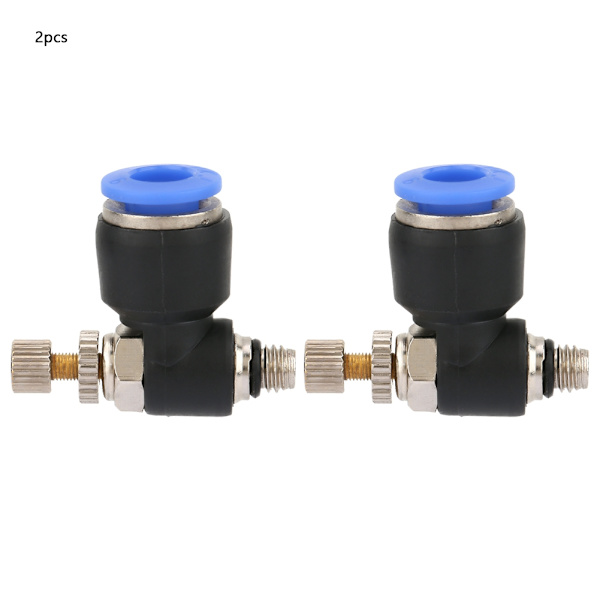 2st Rör Luftflödeshastighetsregulator Rör Pneumatisk Monteringsregulatorventil (SL6-M5)