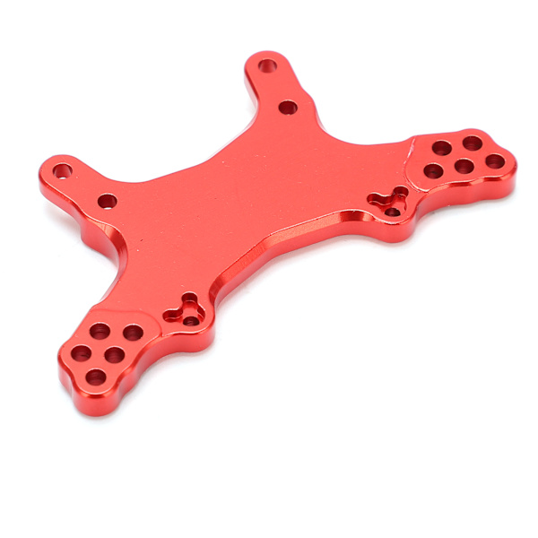 RC 1/18 Aluminium Alloy Front Damper Mount för Losi MiniT 2.0 1/18 RC Bil Uppgraderingsdelar (Röd)