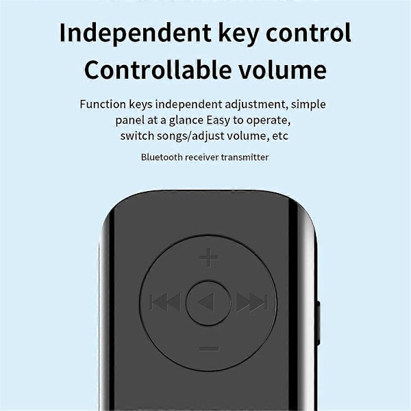 Bluetooth 5.3 Sender Mottaker 3.5mm AUX Trådløs Adapter