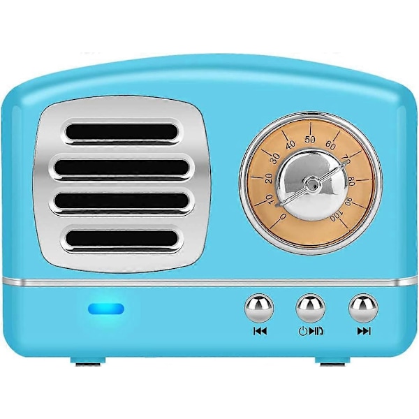 Langattomat stereo retrokaiuttimet, kannettavat bluetooth-vanhat kaiuttimet tehokkaalla äänellä, puheluihin vastaaminen, tukee TF-korttia, pienet ulkokaiuttimet keittiöön
