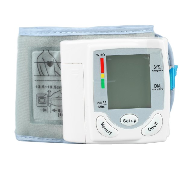 Blodtrycksmätare Automatisk högupplöst skärm Elektronisk blodtrycksanordning för hemmet