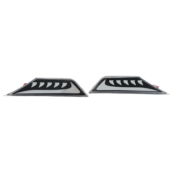 til JDM Style LED sidemarkeringslys Hvid DRL Rav Dynamiske Sekventielle Blinklys Erstatning til Civic 10. 2016up