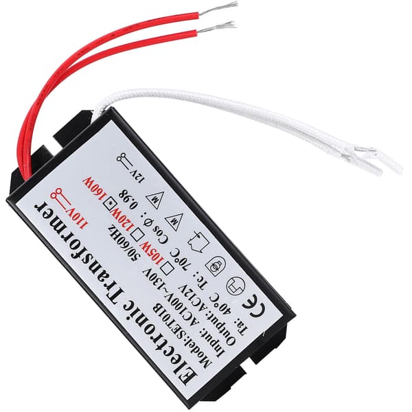 110V til 12V elektronisk transformator spenningsomformer smart strømforsyningsdriver (160W)