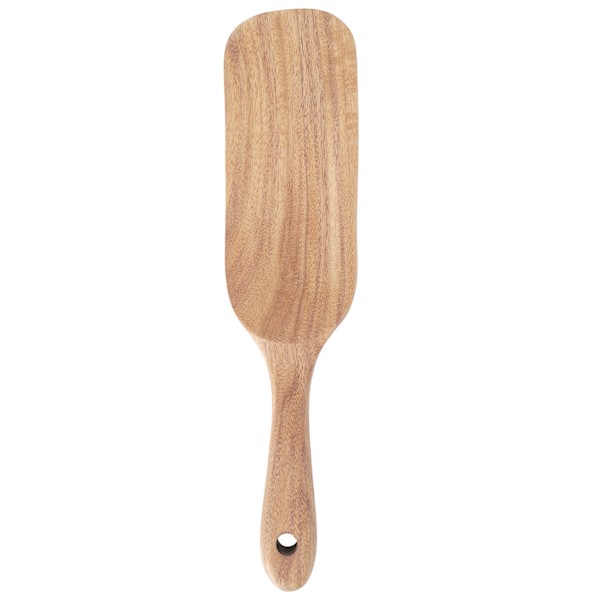 Teak Spatel Hjemmelavet Mad Fødevarekvalitet Træ Stegeske Køkkengrej til Køkkenartikler 26x6cm